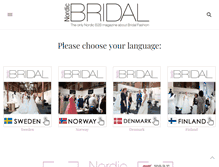 Tablet Screenshot of nordicbridal.com